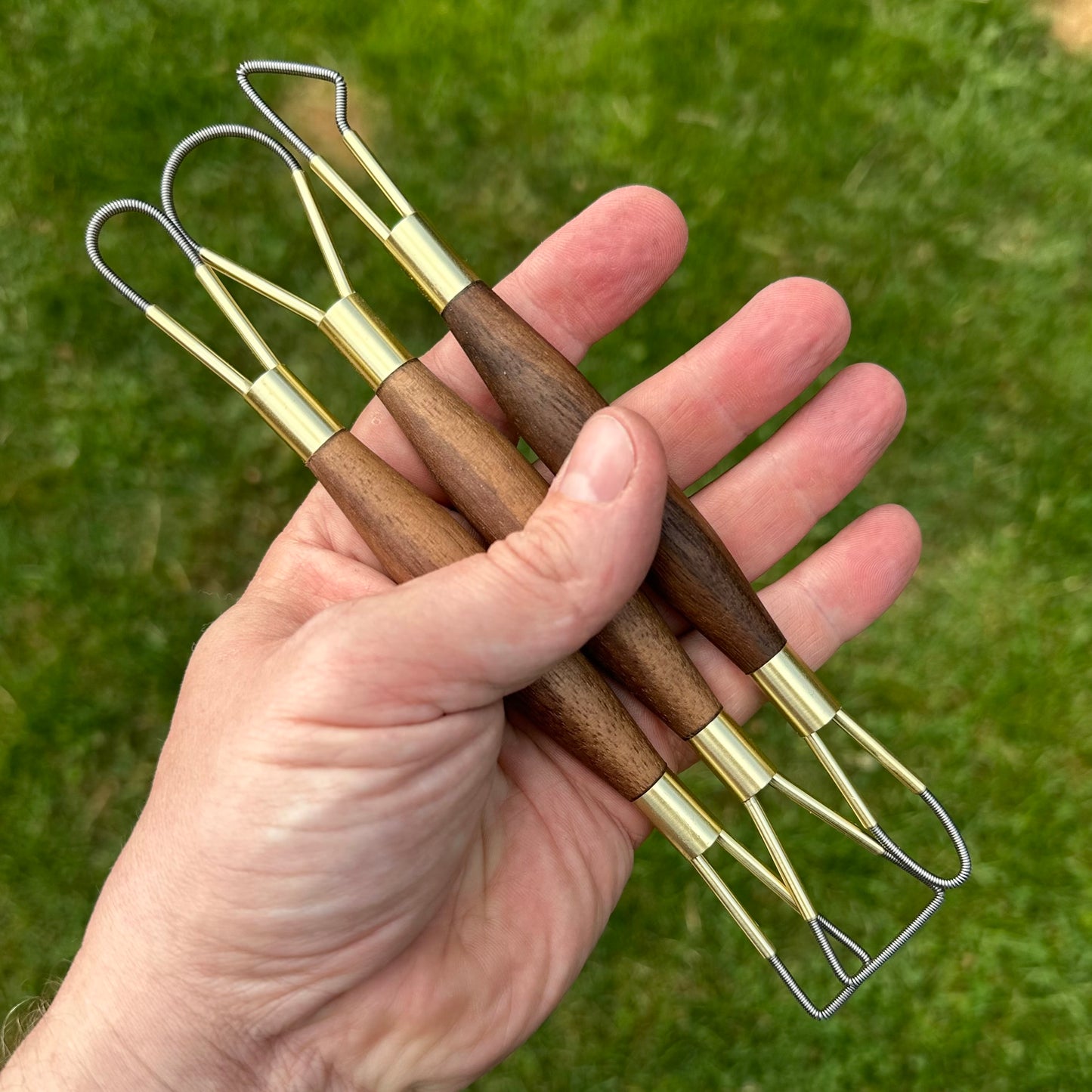 LARGE 4 Piece set of fine rake tools and Spatula tool