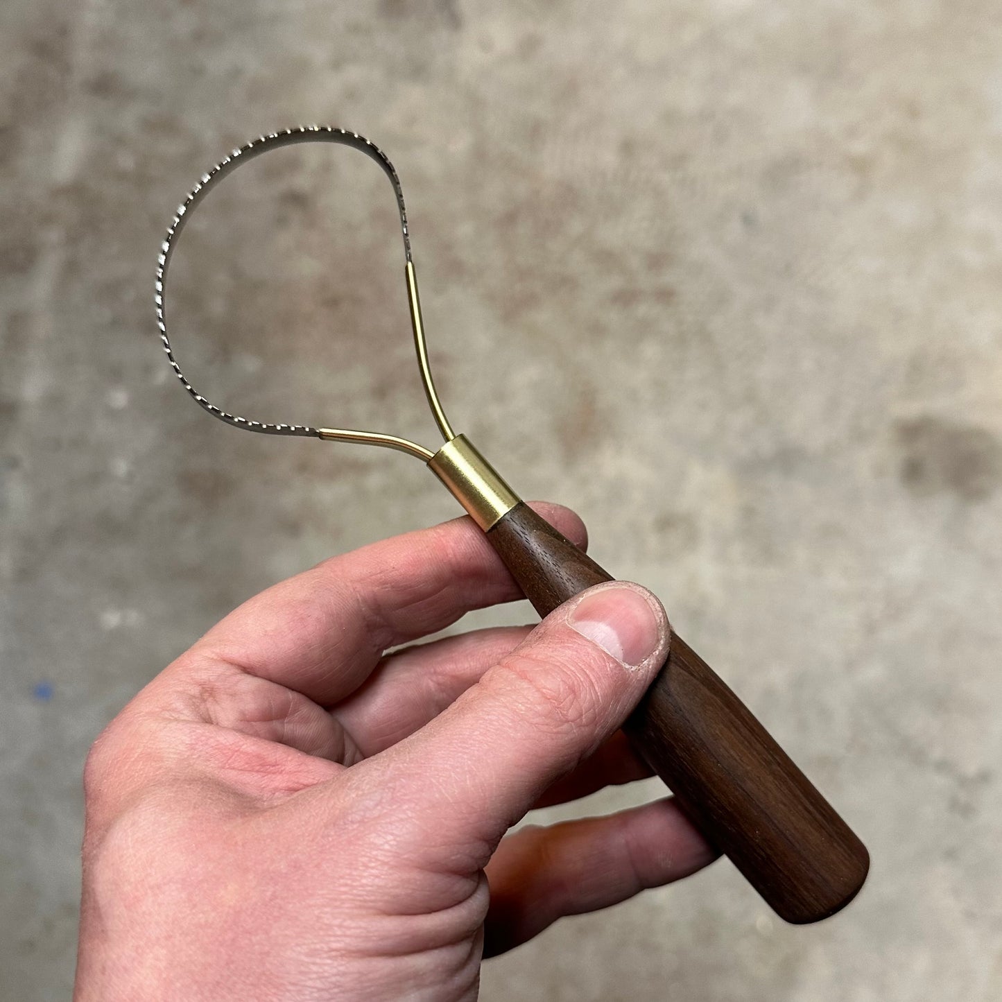 Wide Asymmetrical Sawblade Rake