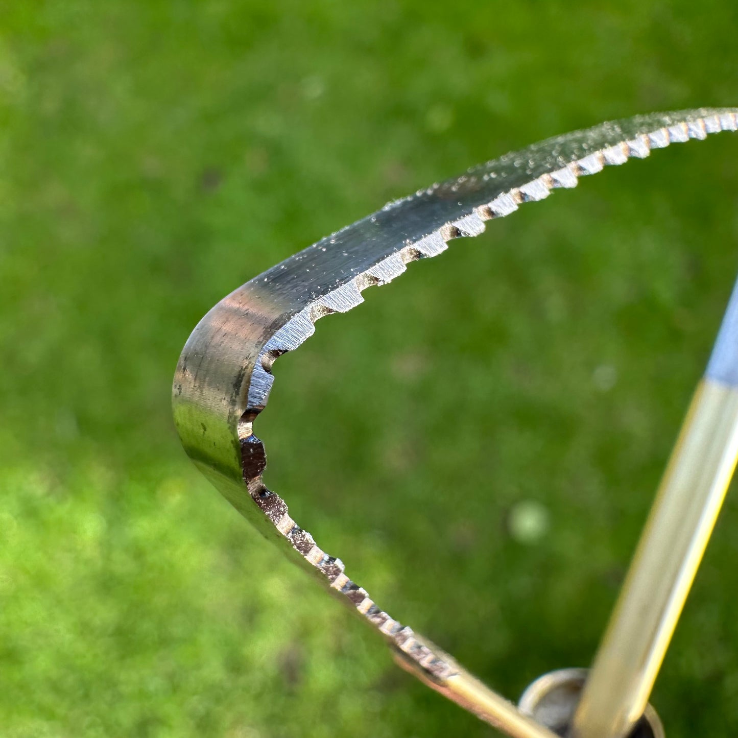 7.25” sharpened sawblade coarse rake tool