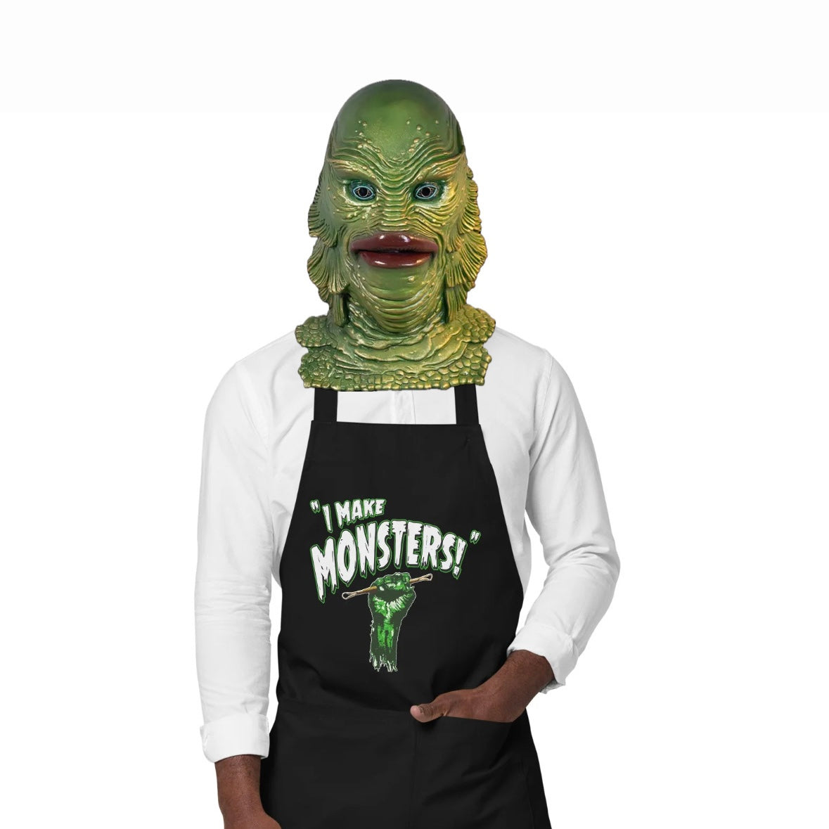 "I Make Monsters!" Organic cotton apron