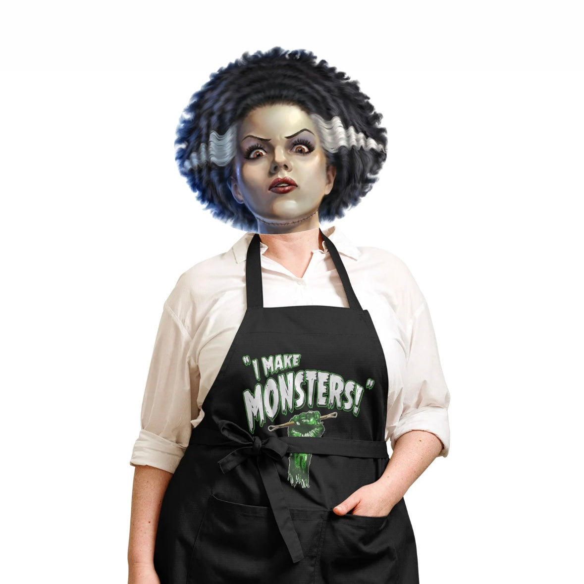 "I Make Monsters!" Organic cotton apron