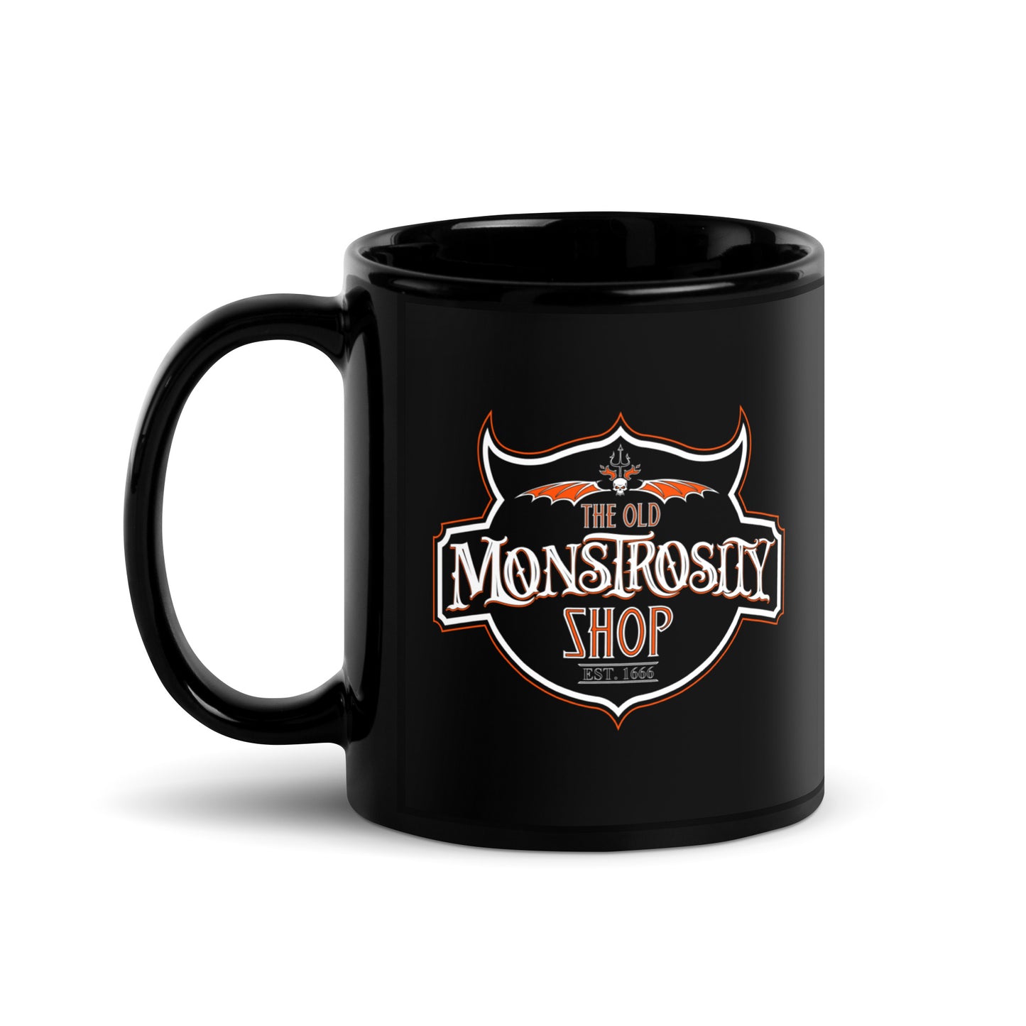 The Old Monstrosity Shop Black Glossy Mug