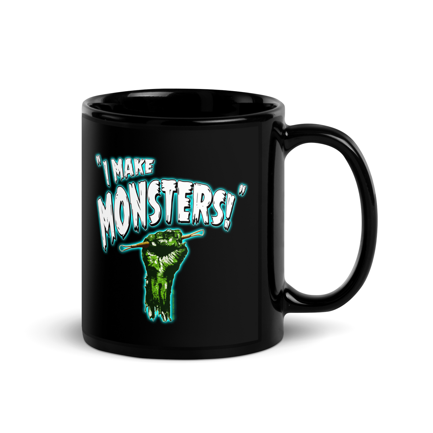 The Old Monstrosity Shop Black Glossy Mug