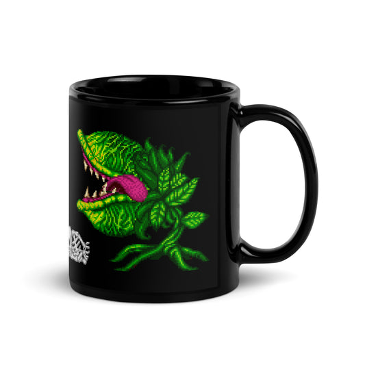 Caveman Ninja Joe & Mac Arcade Inspired Black Glossy Mug