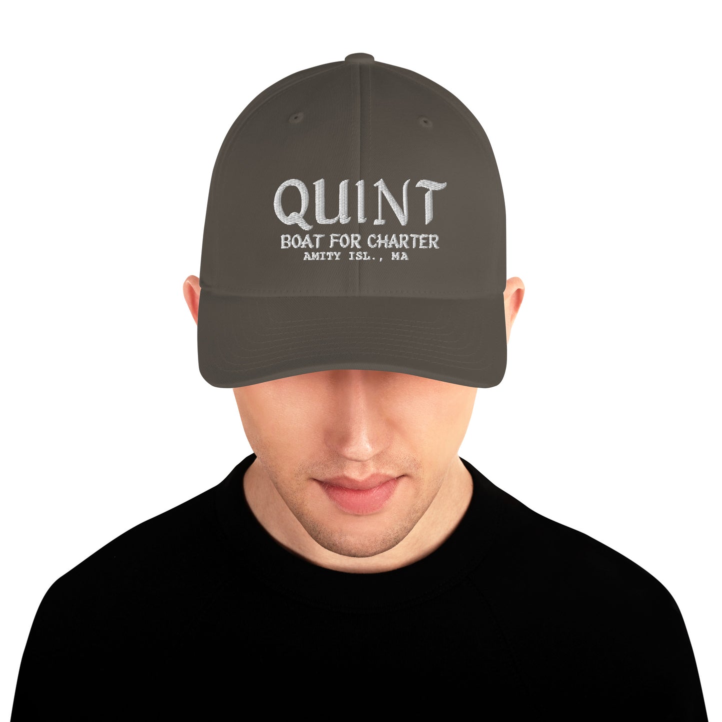 JAWS Inspired Baseball Cap - Quint Boat For Charter
