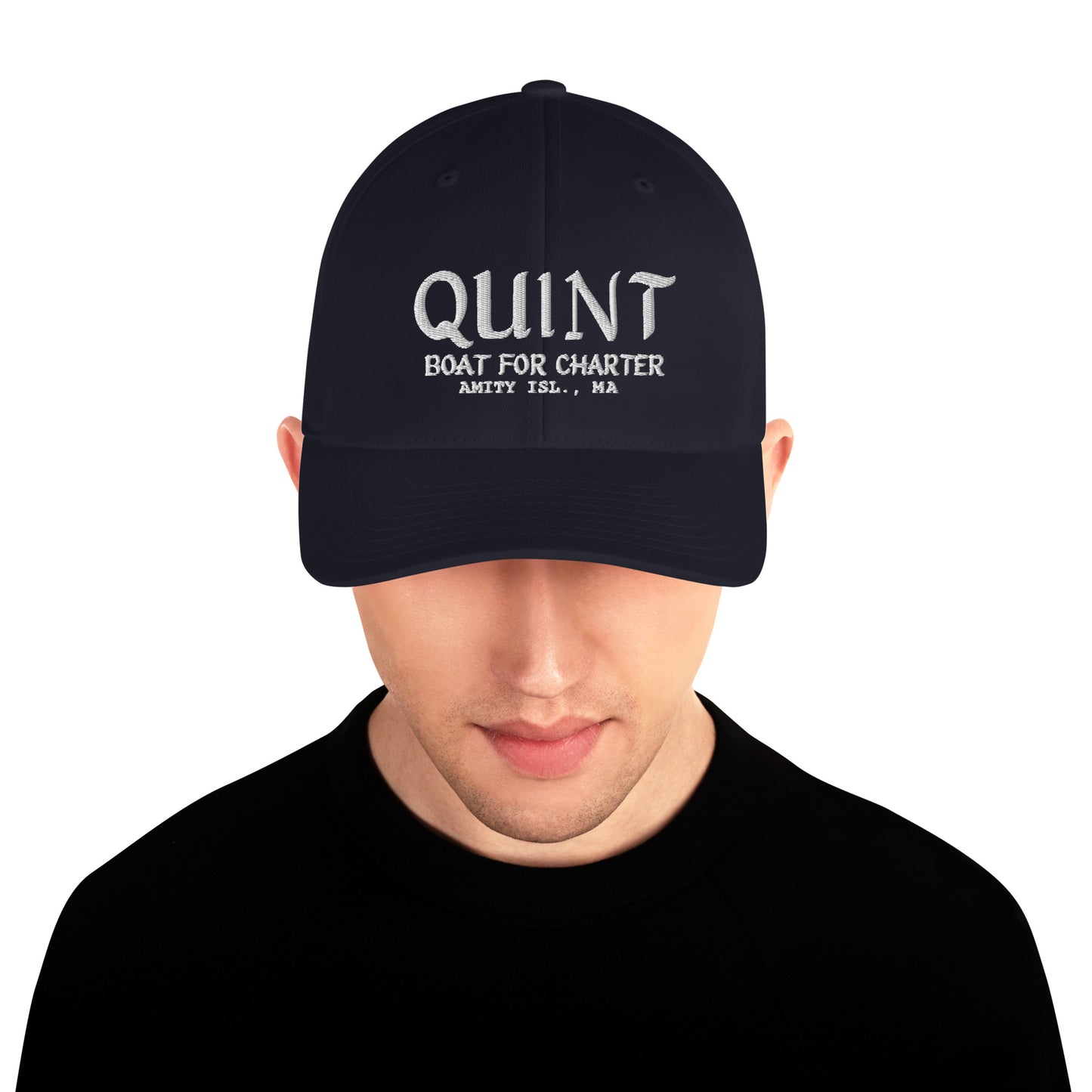 JAWS Inspired Baseball Cap - Quint Boat For Charter