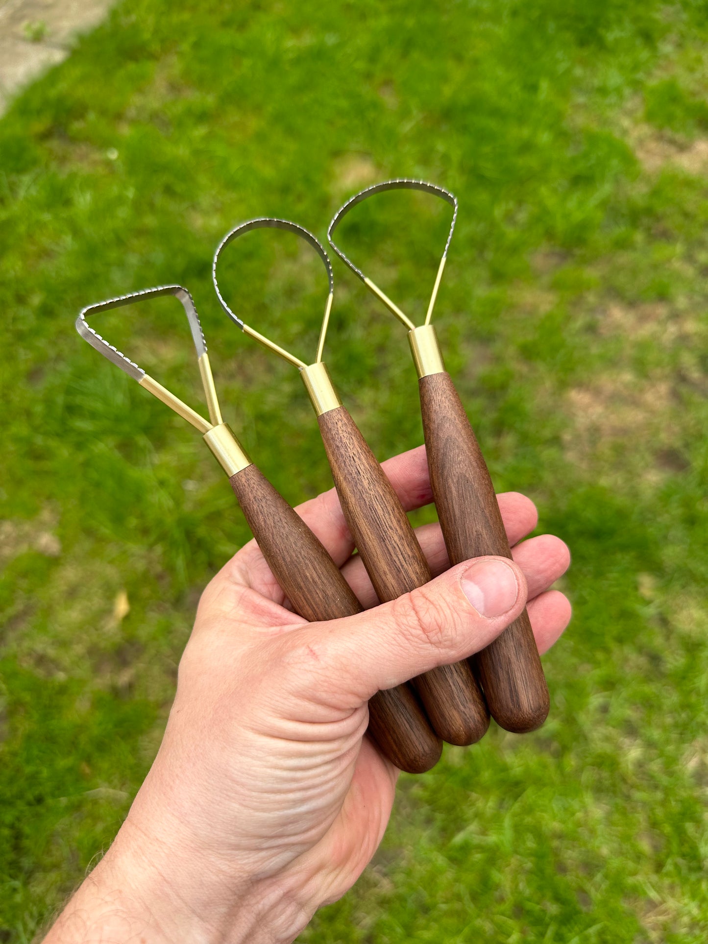 Small & Large Sawblade Clay Rake Sculpting Tools