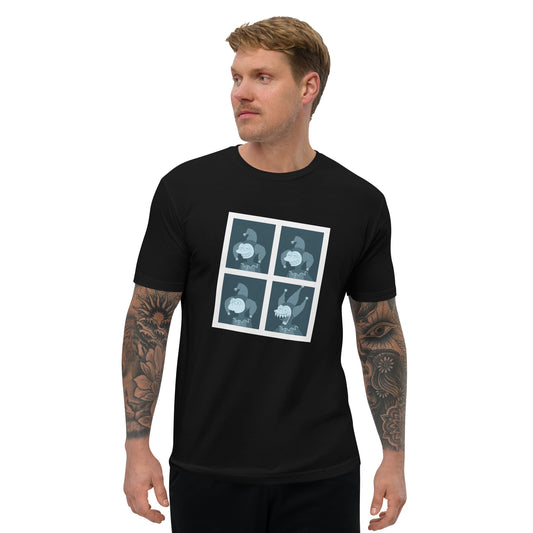 Thoroughcough Passport Premium Fitted T-shirt