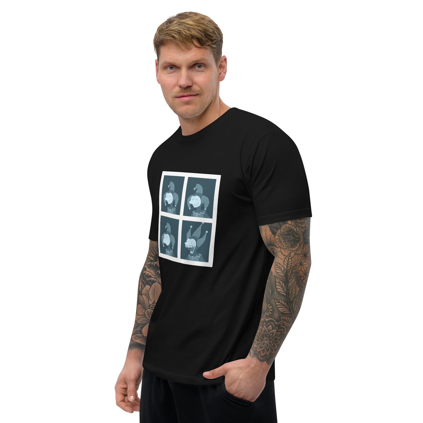 Thoroughcough Passport Premium Fitted T-shirt