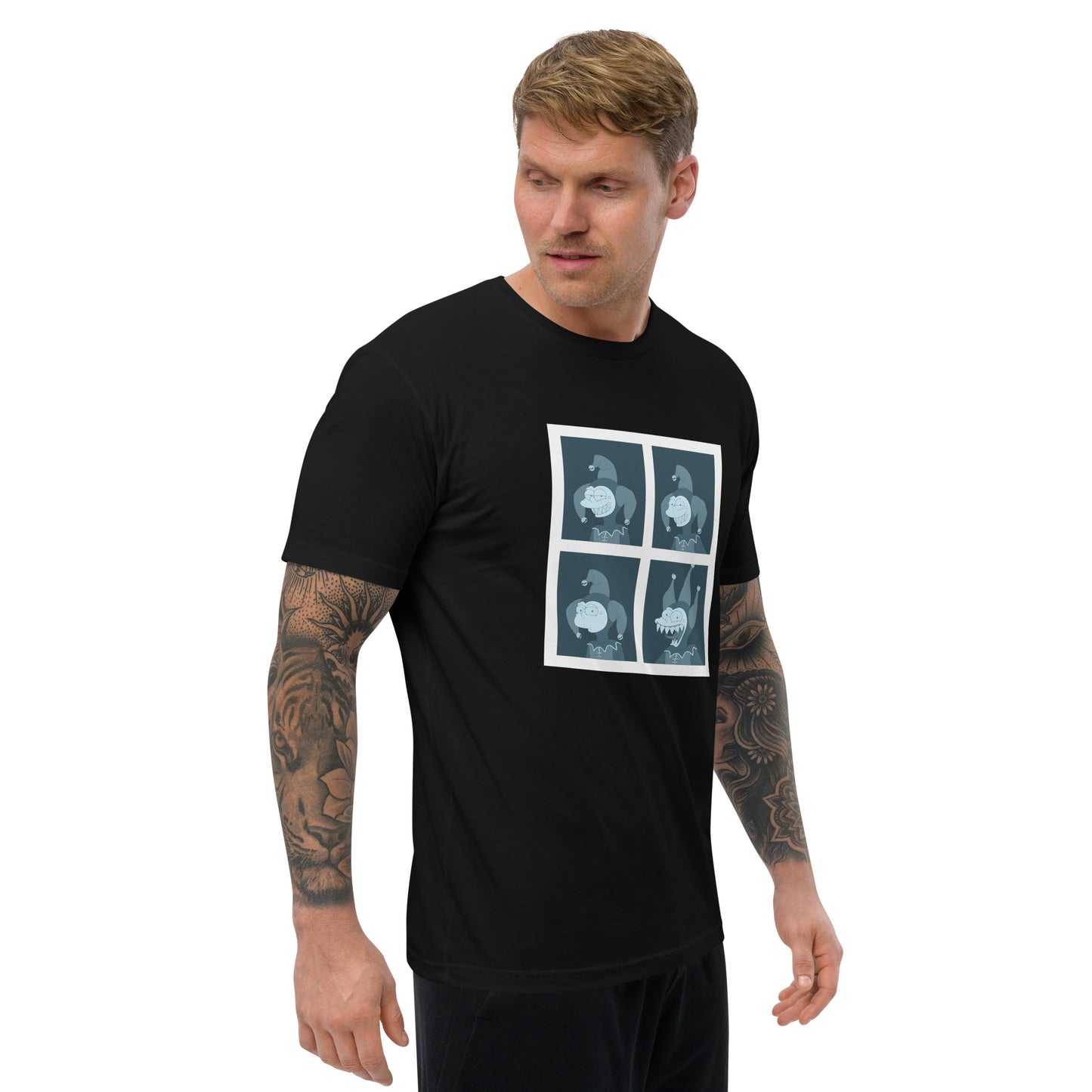 Thoroughcough Passport Premium Fitted T-shirt
