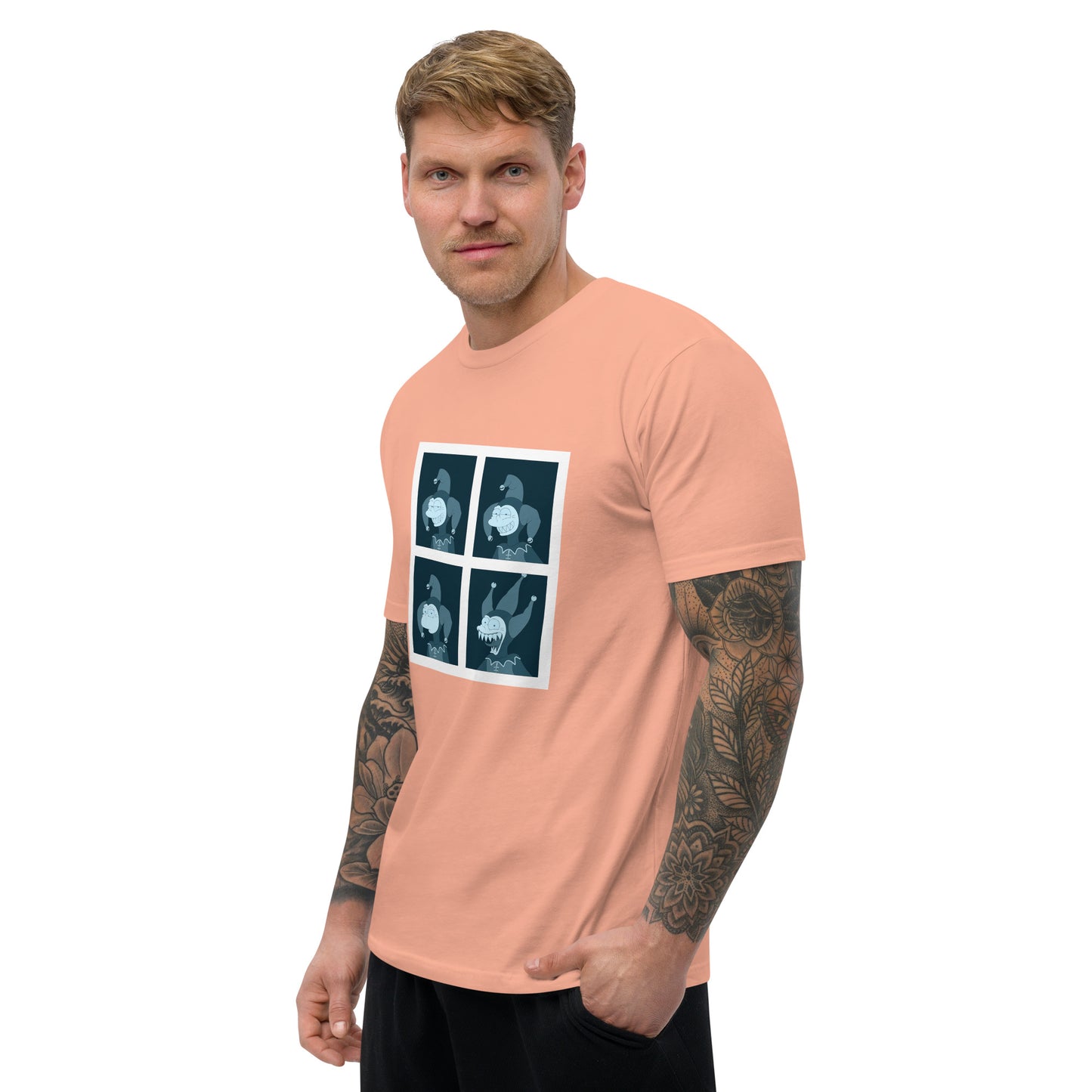 Thoroughcough Passport Premium Fitted T-shirt
