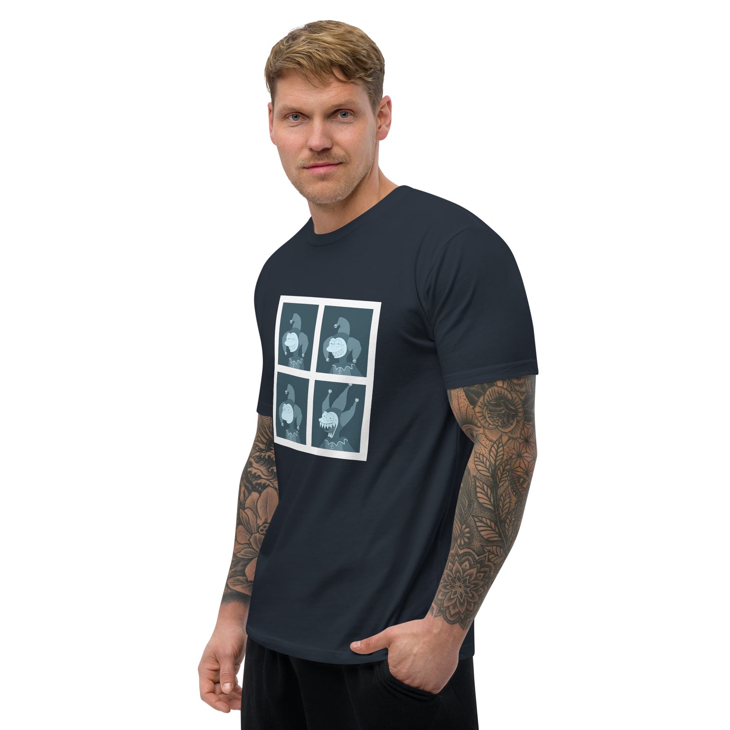 Thoroughcough Passport Premium Fitted T-shirt