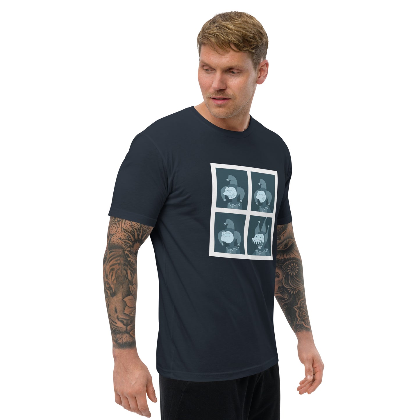 Thoroughcough Passport Premium Fitted T-shirt