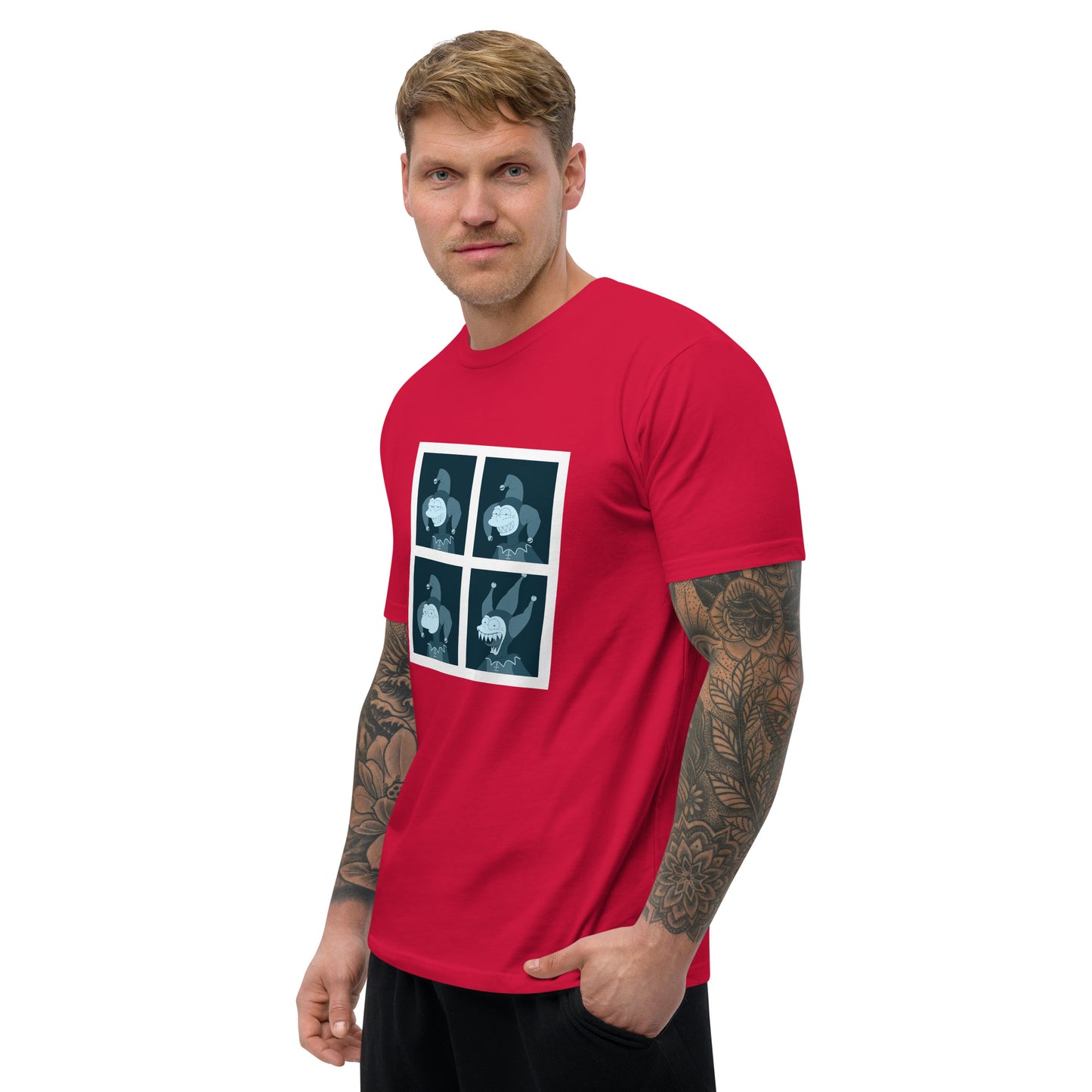 Thoroughcough Passport Premium Fitted T-shirt