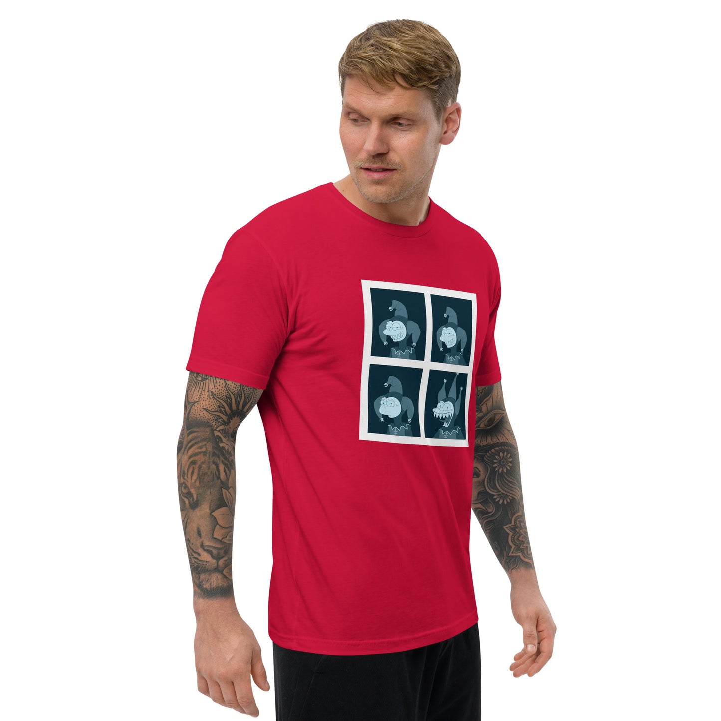 Thoroughcough Passport Premium Fitted T-shirt