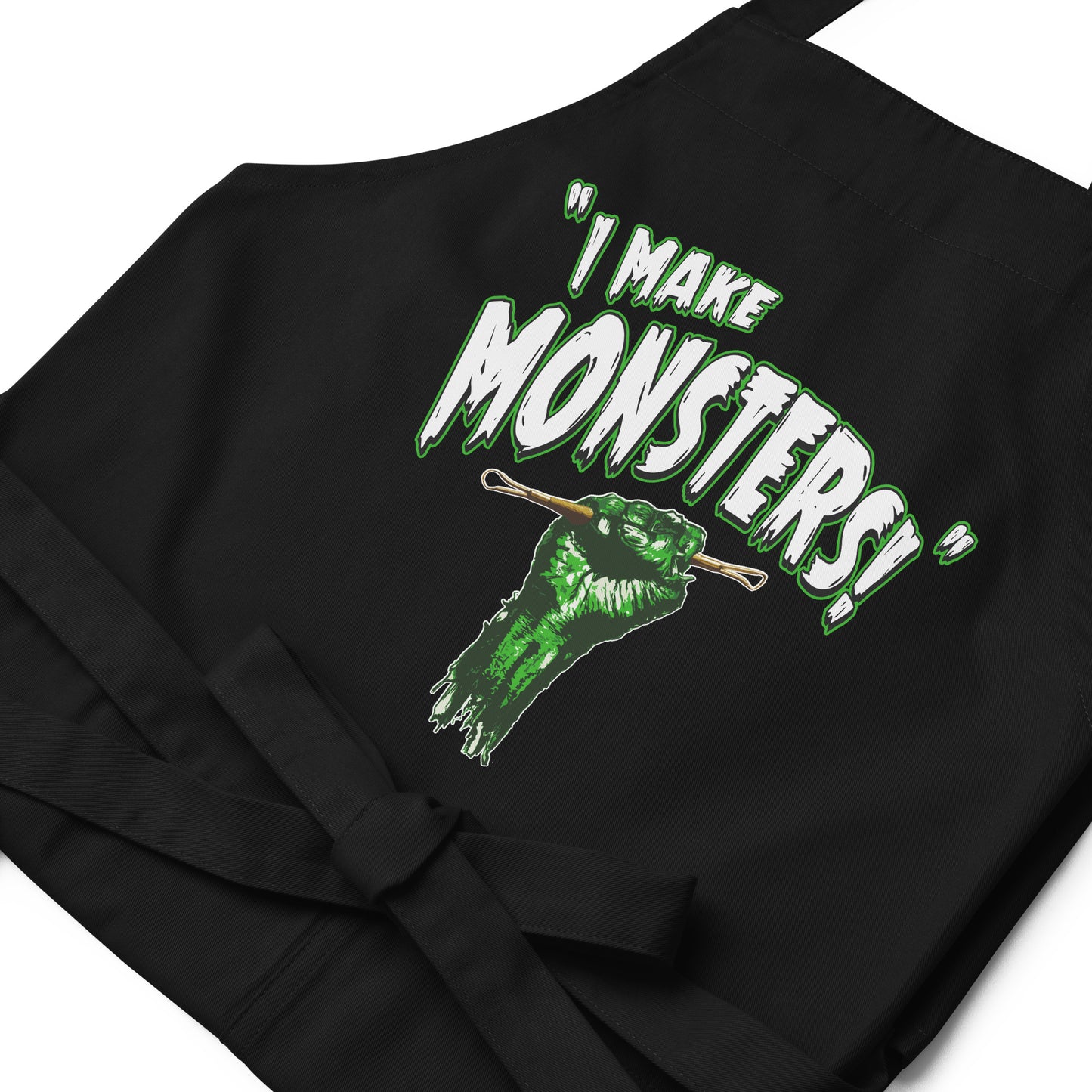 "I Make Monsters!" Organic cotton apron