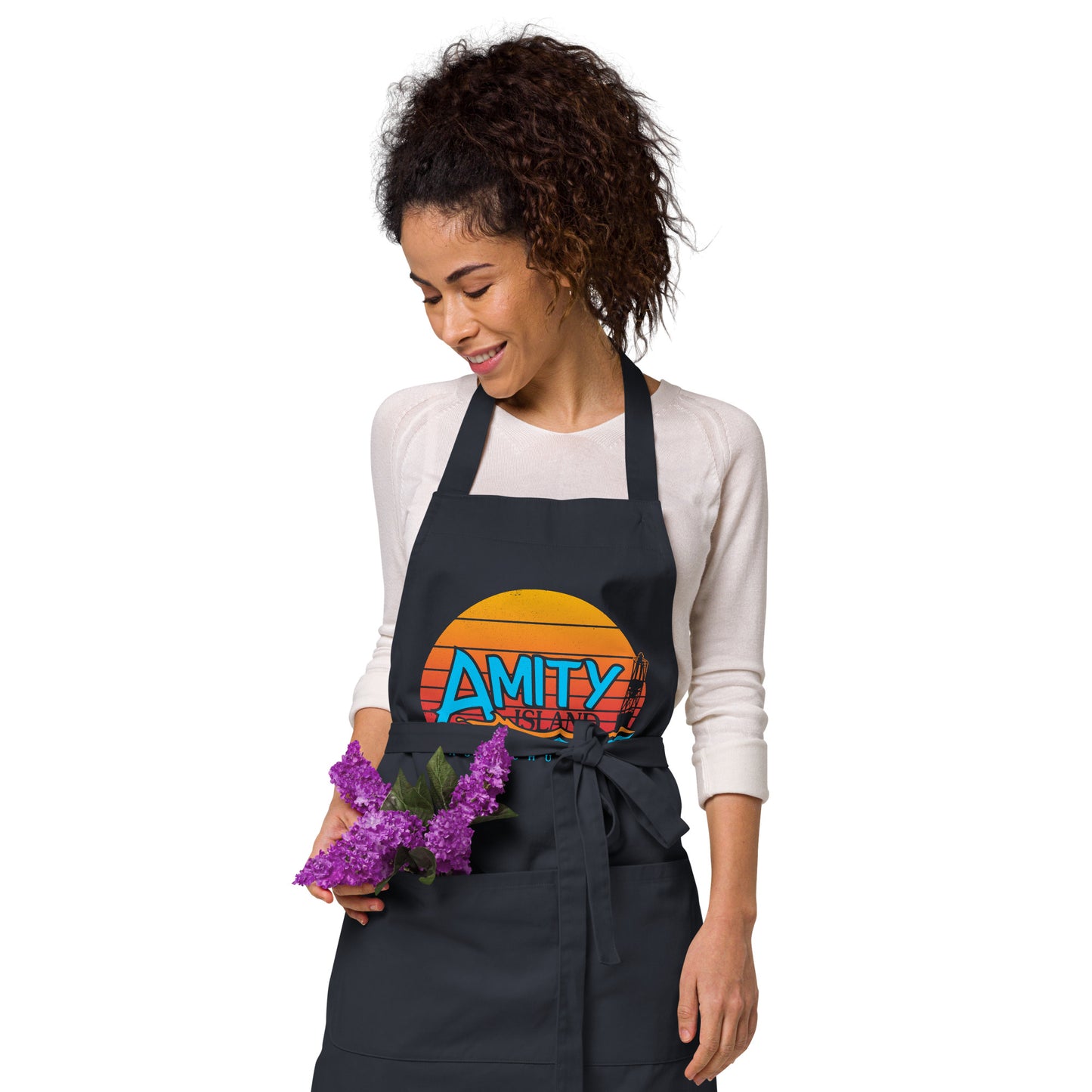 JAWS Inspired Amity Island Organic cotton apron