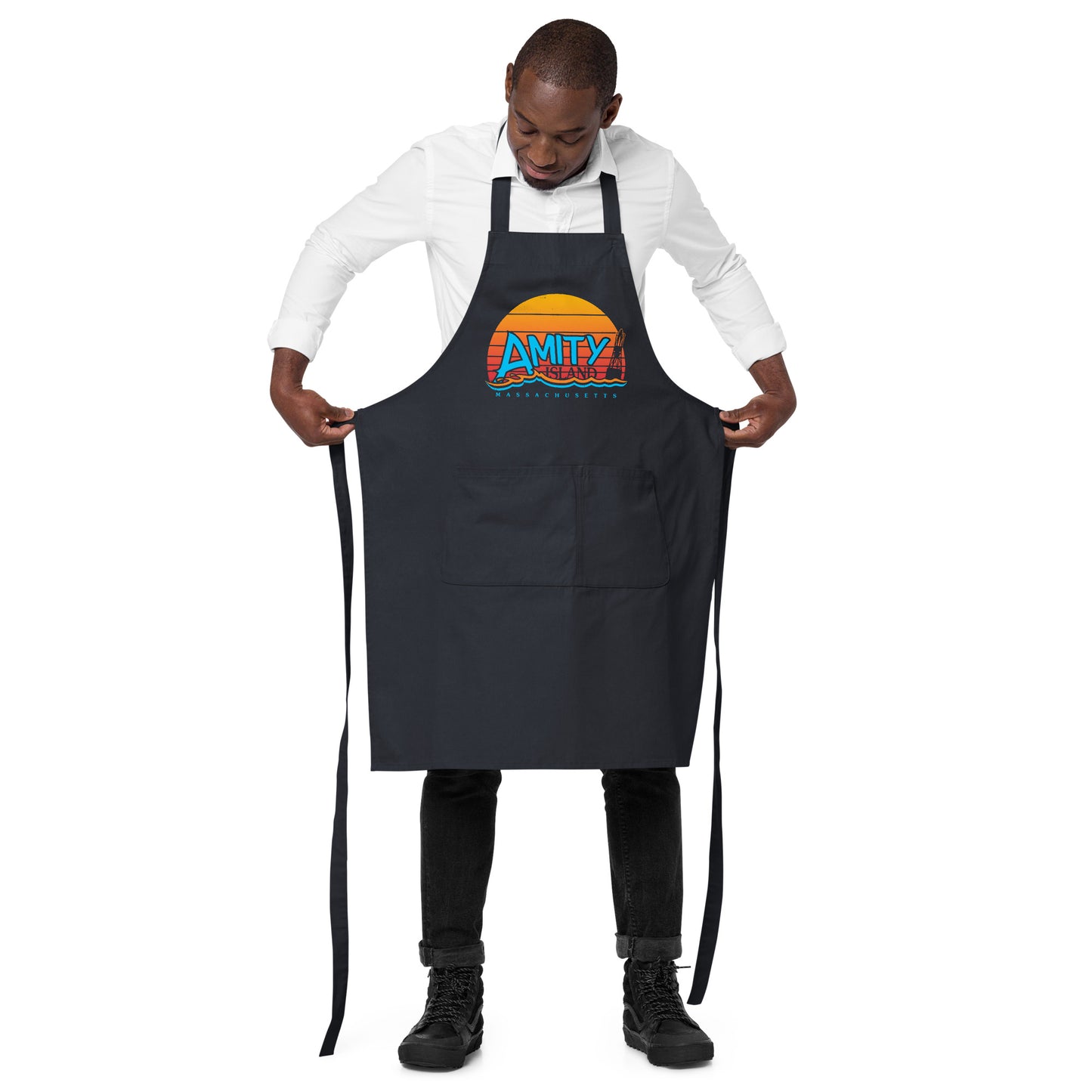 JAWS Inspired Amity Island Organic cotton apron