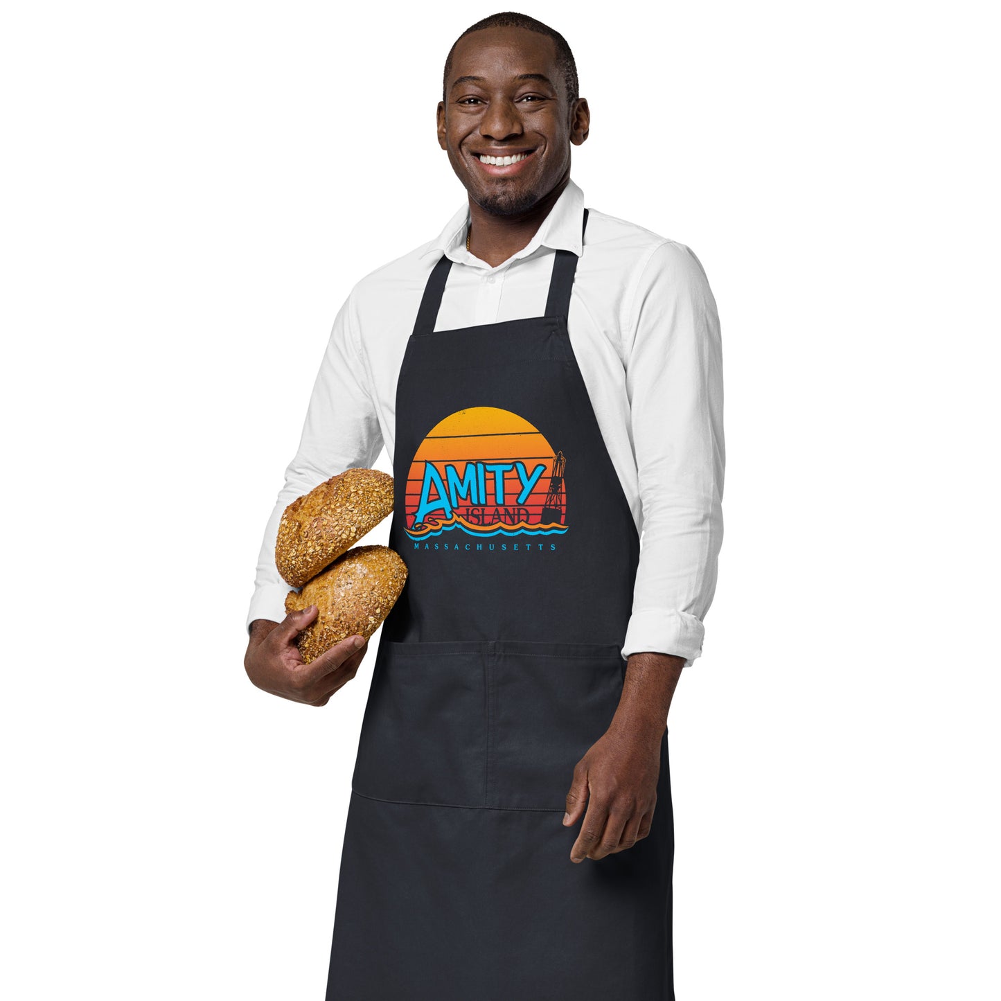 JAWS Inspired Amity Island Organic cotton apron