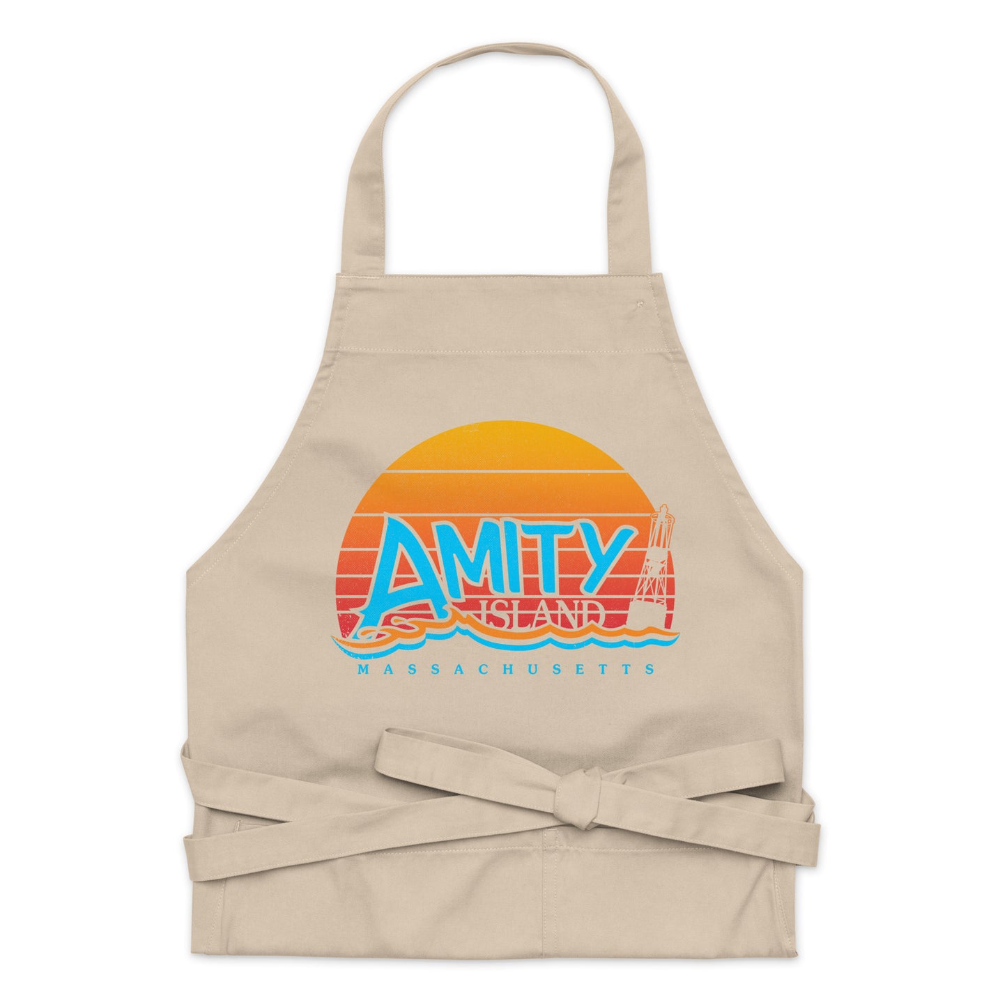 JAWS Inspired Amity Island Organic cotton apron