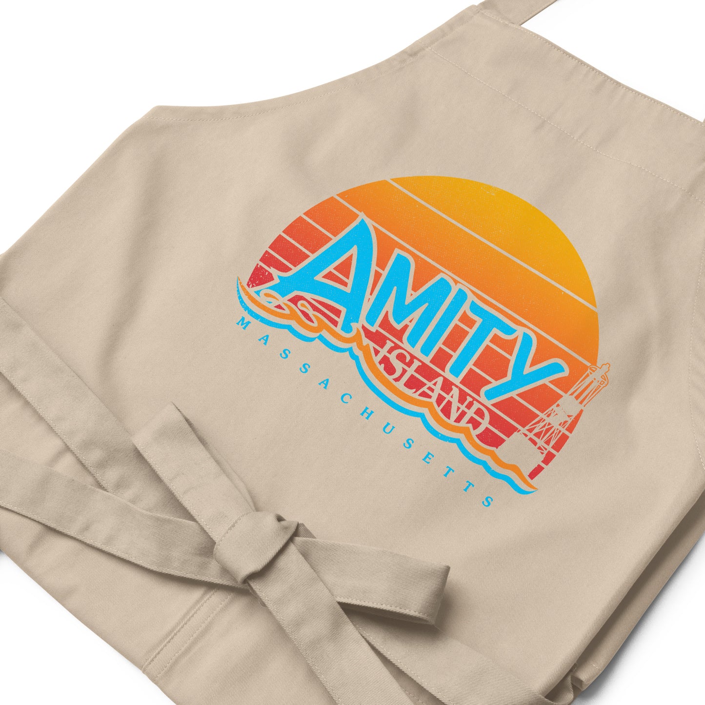 JAWS Inspired Amity Island Organic cotton apron