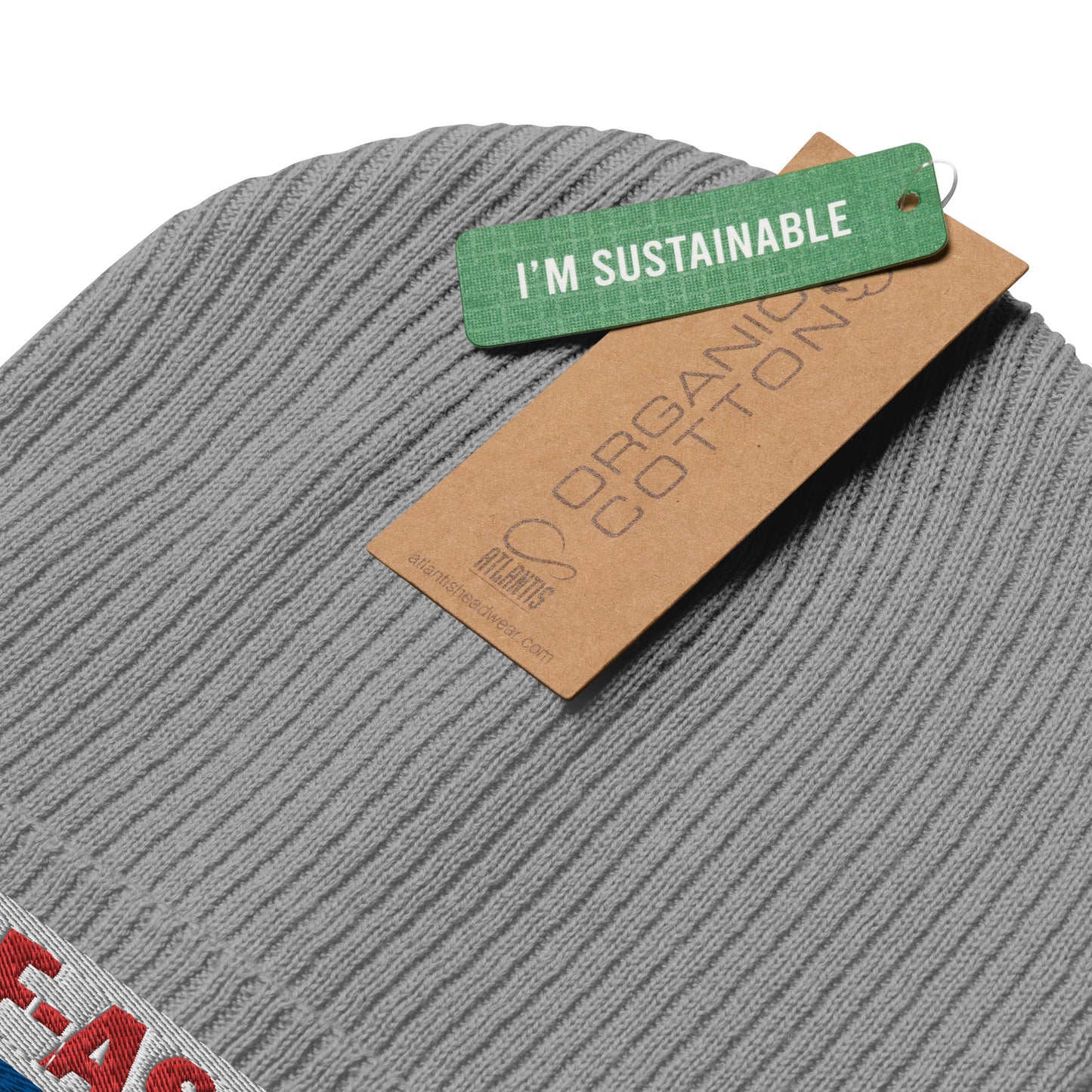 Half-Assed Astronaut JAWS Inspired Organic ribbed beanie