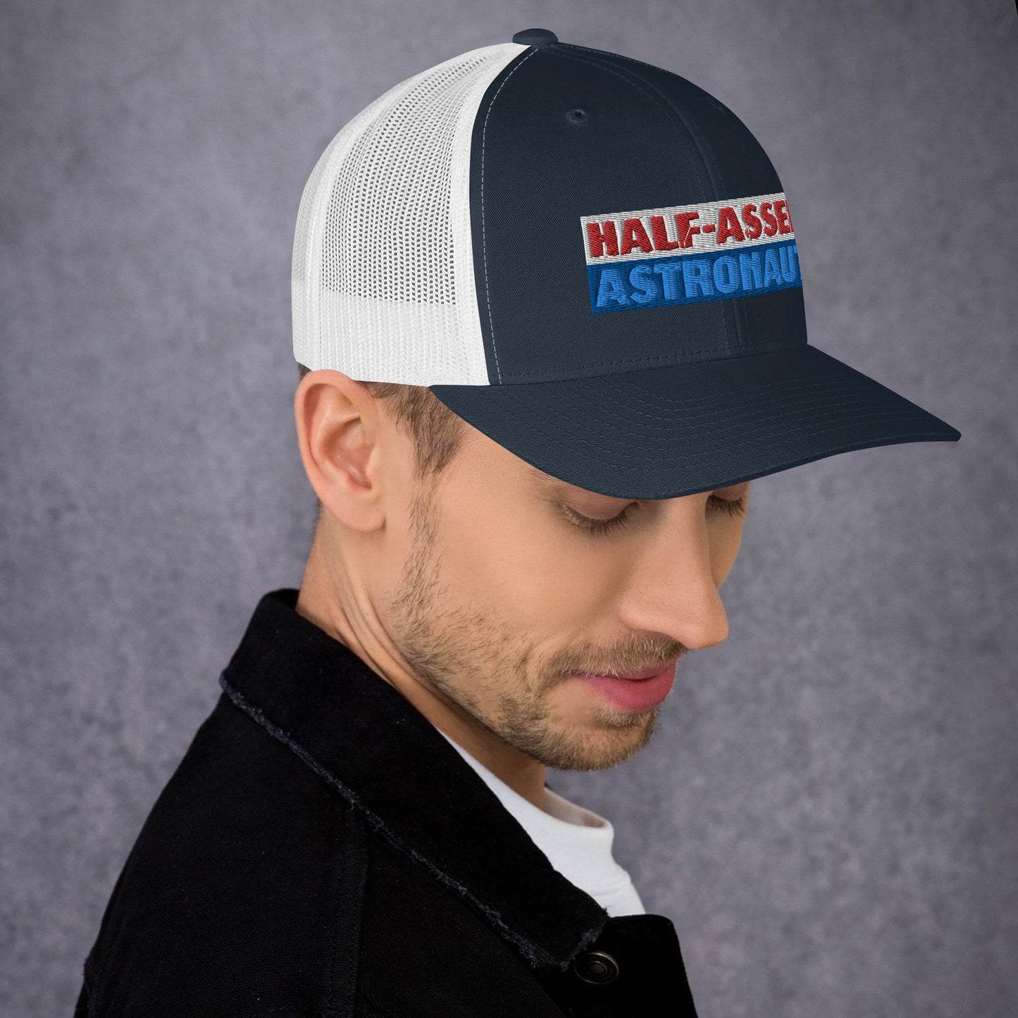 Half-assed Astronaut JAWS Inspired Trucker Cap
