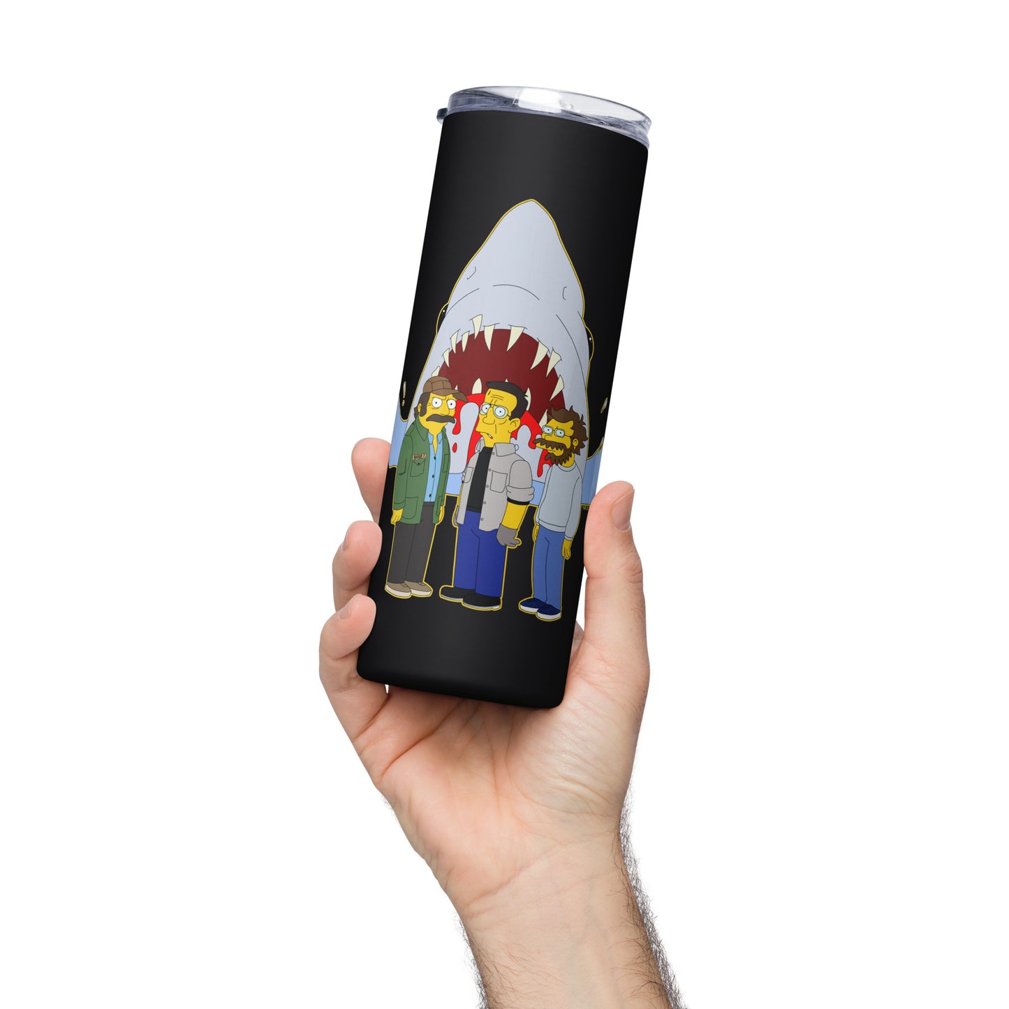 The Simpsons X JAWS Inspired Stainless steel tumbler