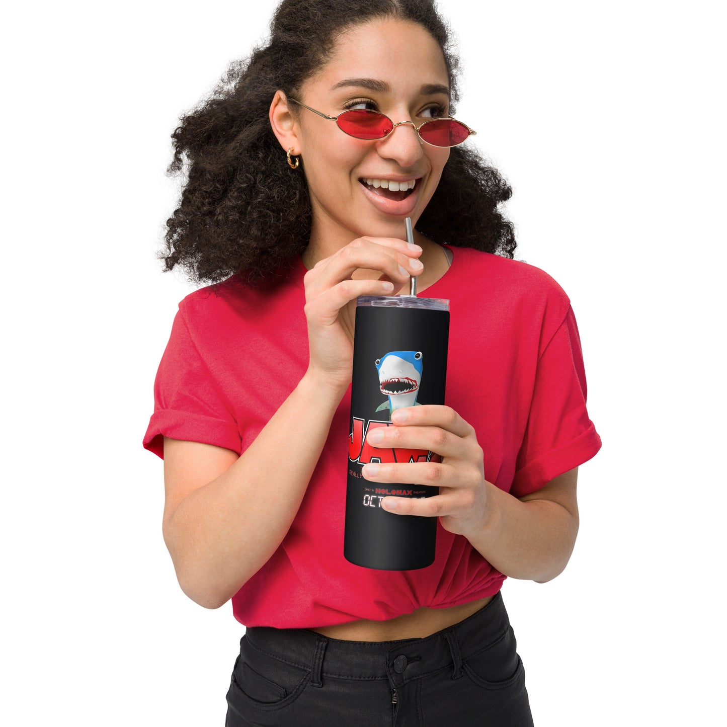 JAWS 19 Back To The Future II Inspired Stainless steel tumbler