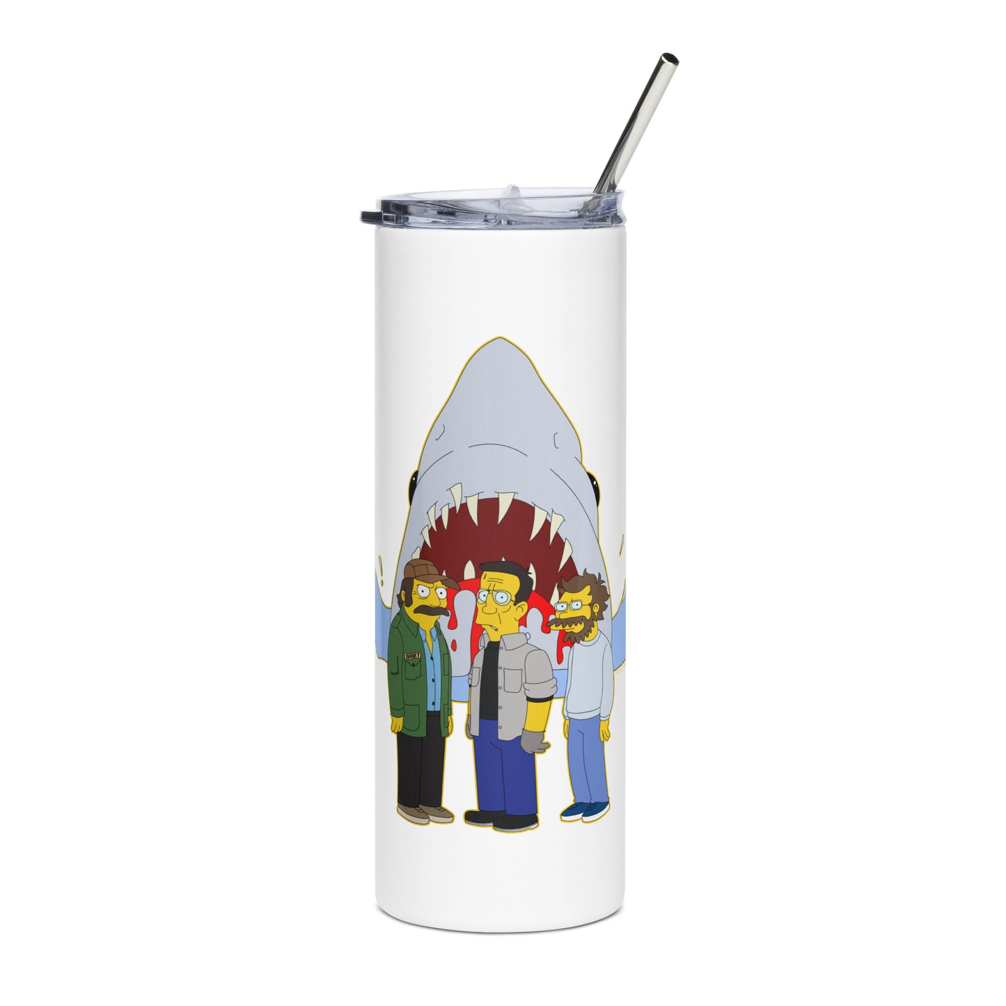 The Simpsons X JAWS Inspired Stainless steel tumbler