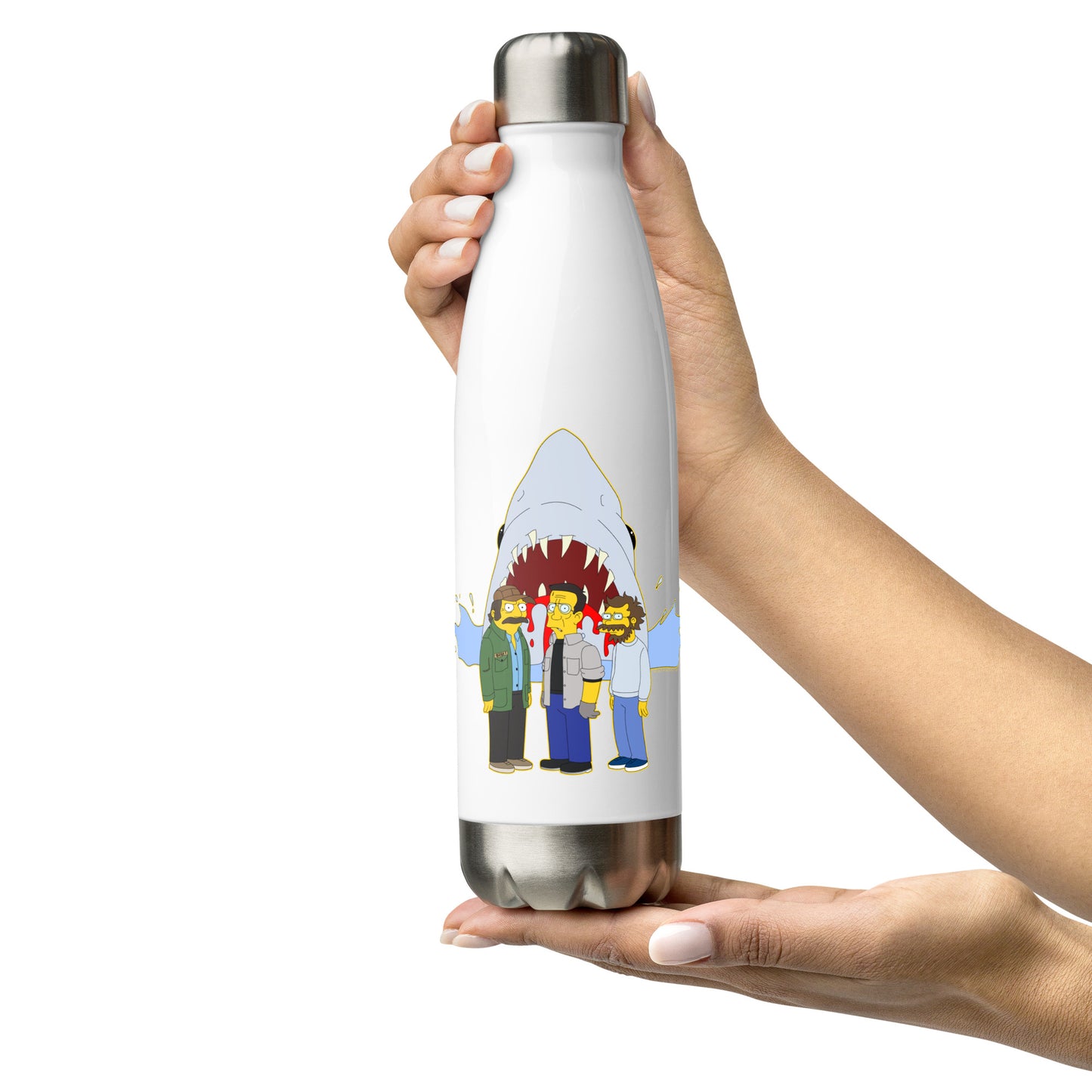 The SImpsons X JAWS Inspired Stainless steel water bottle
