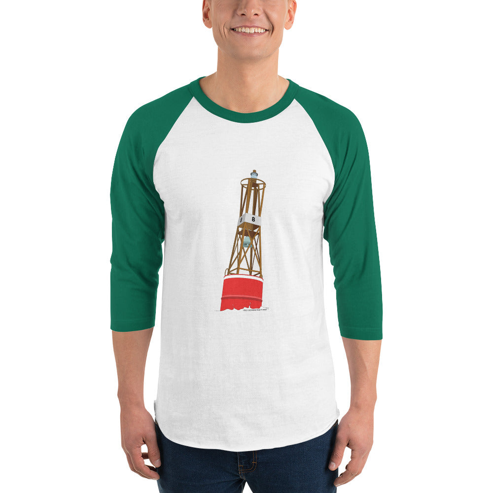 Buoy 3/4 sleeve raglan shirt