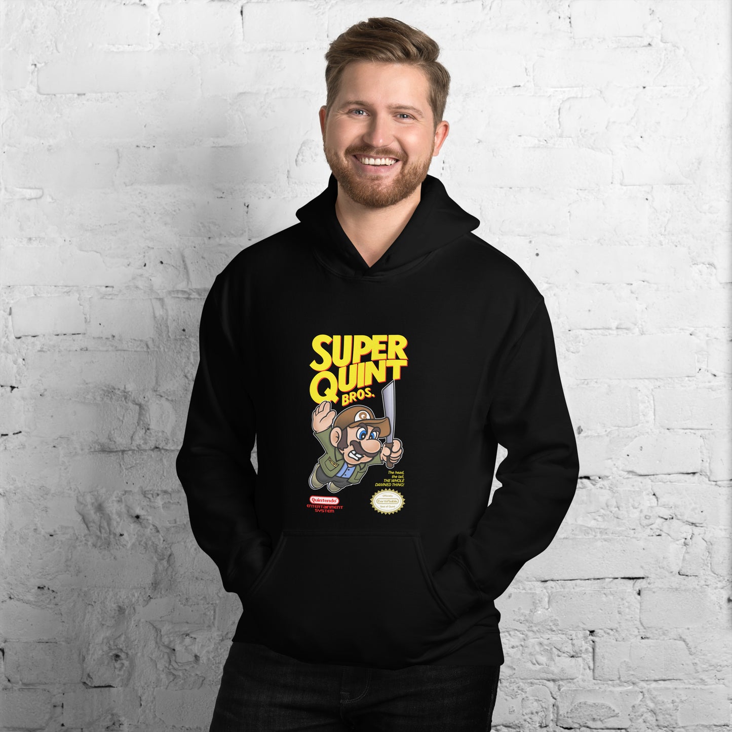 Super QUINT Bros - JAWS Inspired Unisex Hoodie