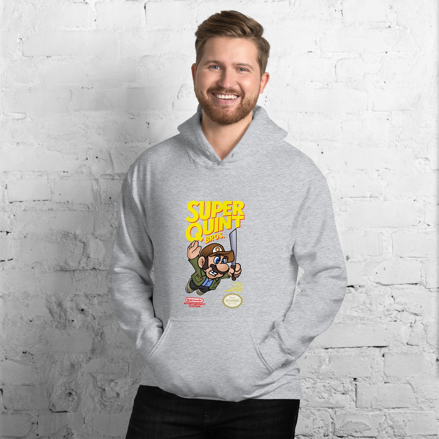 Super QUINT Bros - JAWS Inspired Unisex Hoodie