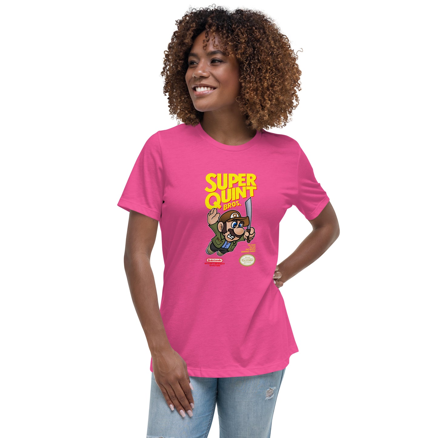 Super QUINT Bros - JAWS Inspired Women's T-Shirt