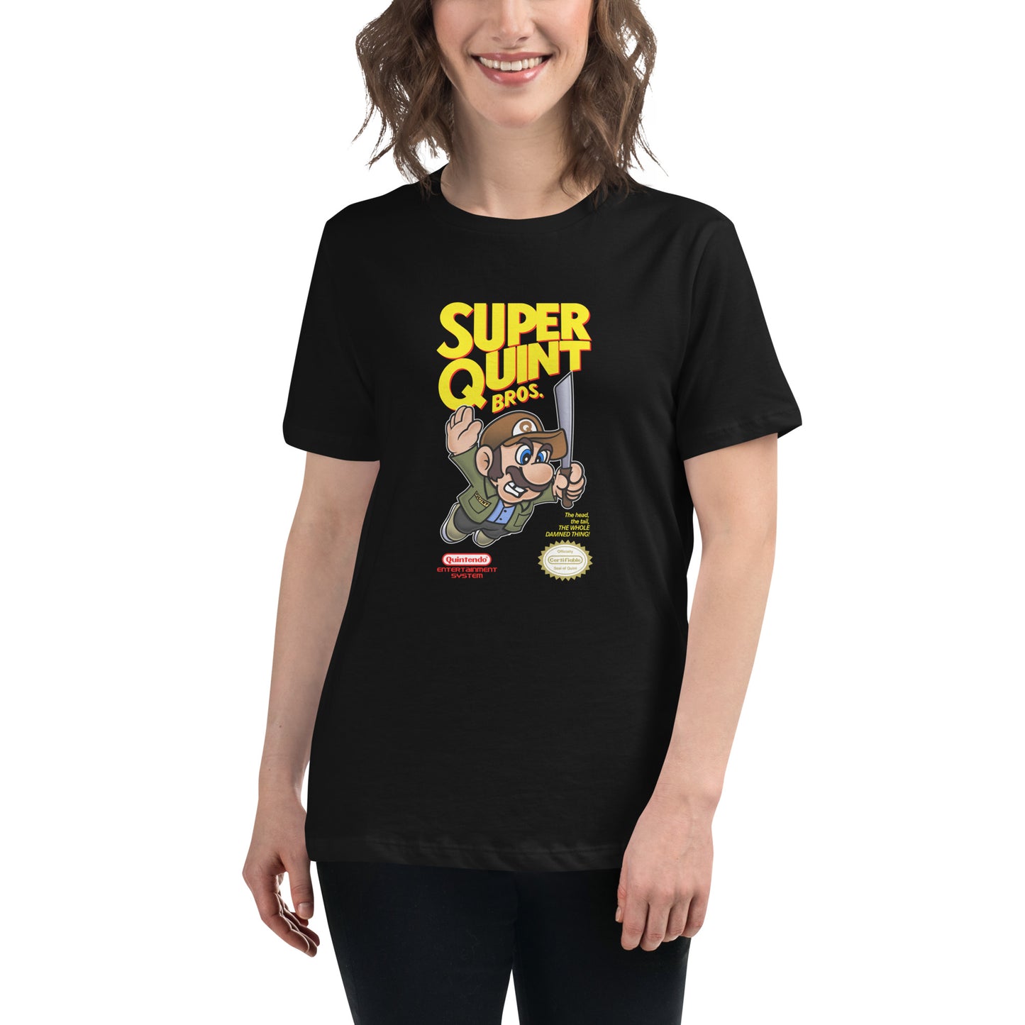Super QUINT Bros - JAWS Inspired Women's T-Shirt