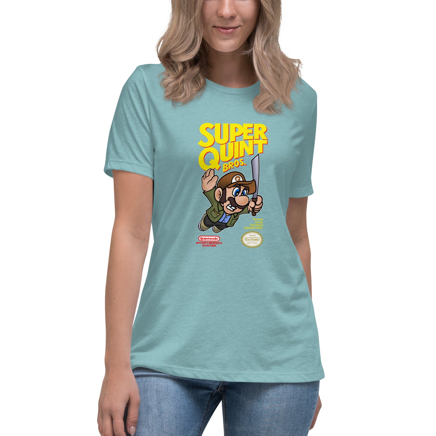 Super QUINT Bros - JAWS Inspired Women's T-Shirt