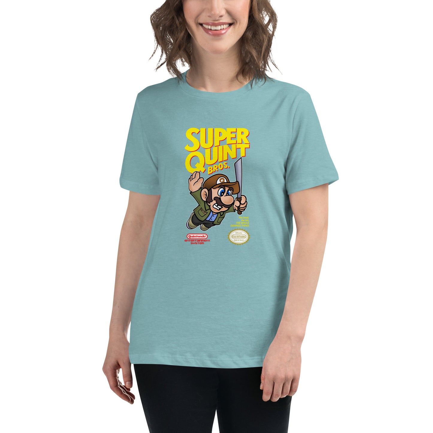 Super QUINT Bros - JAWS Inspired Women's T-Shirt