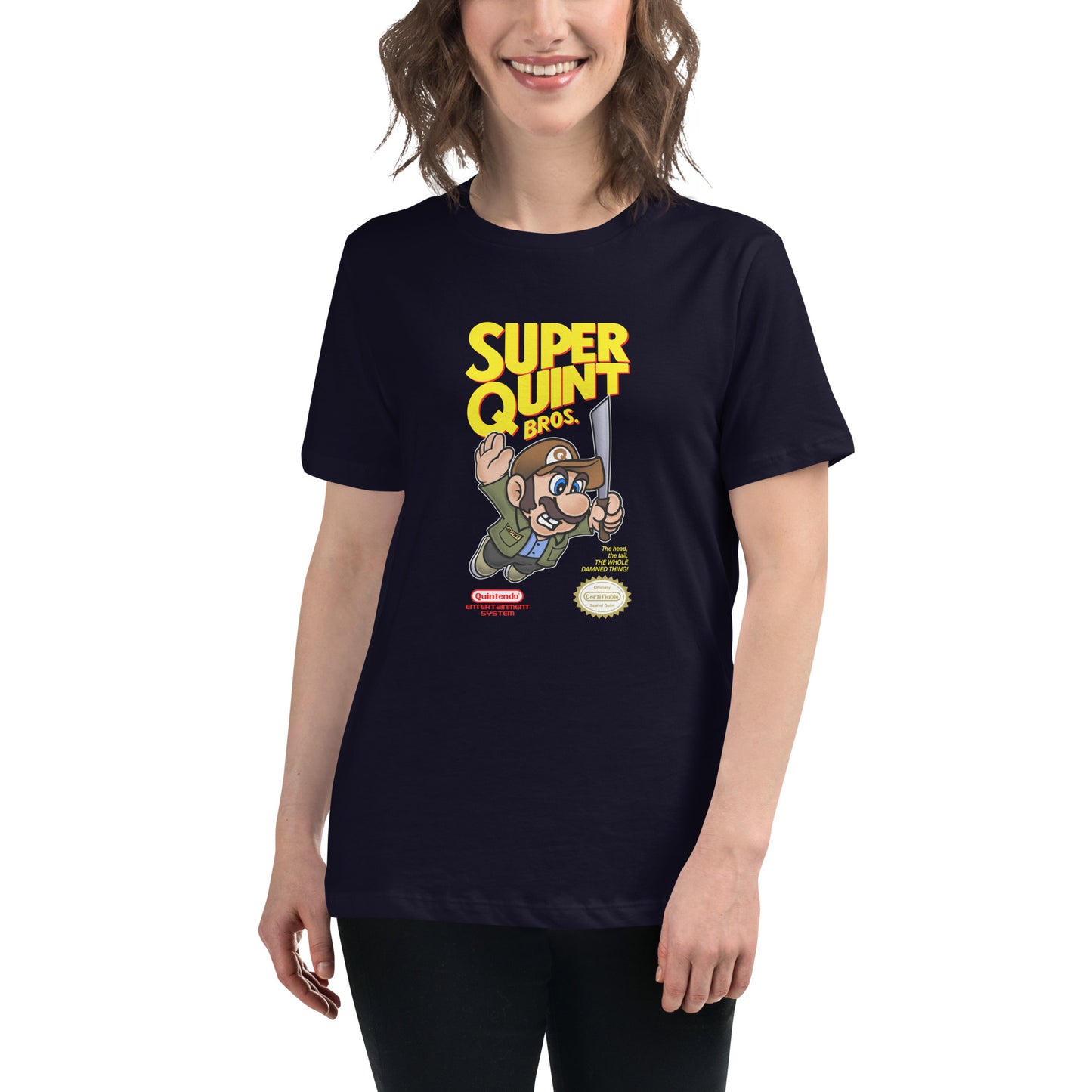 Super QUINT Bros - JAWS Inspired Women's T-Shirt