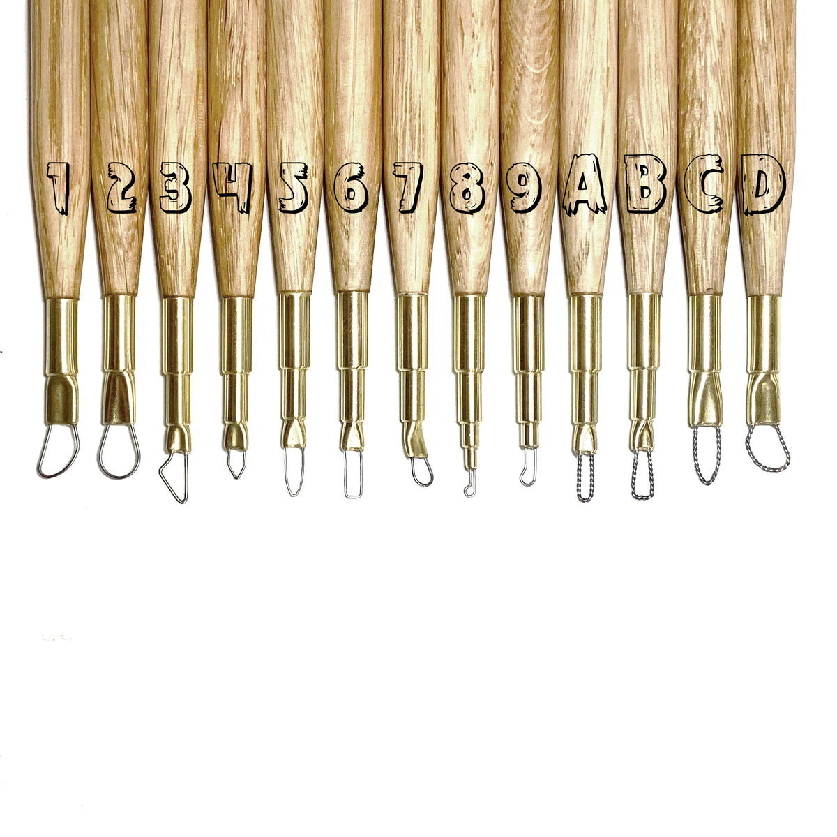 Old Monstrosity Shop Micro Clay Sculpting Loop Ultra Fine Rake Tools