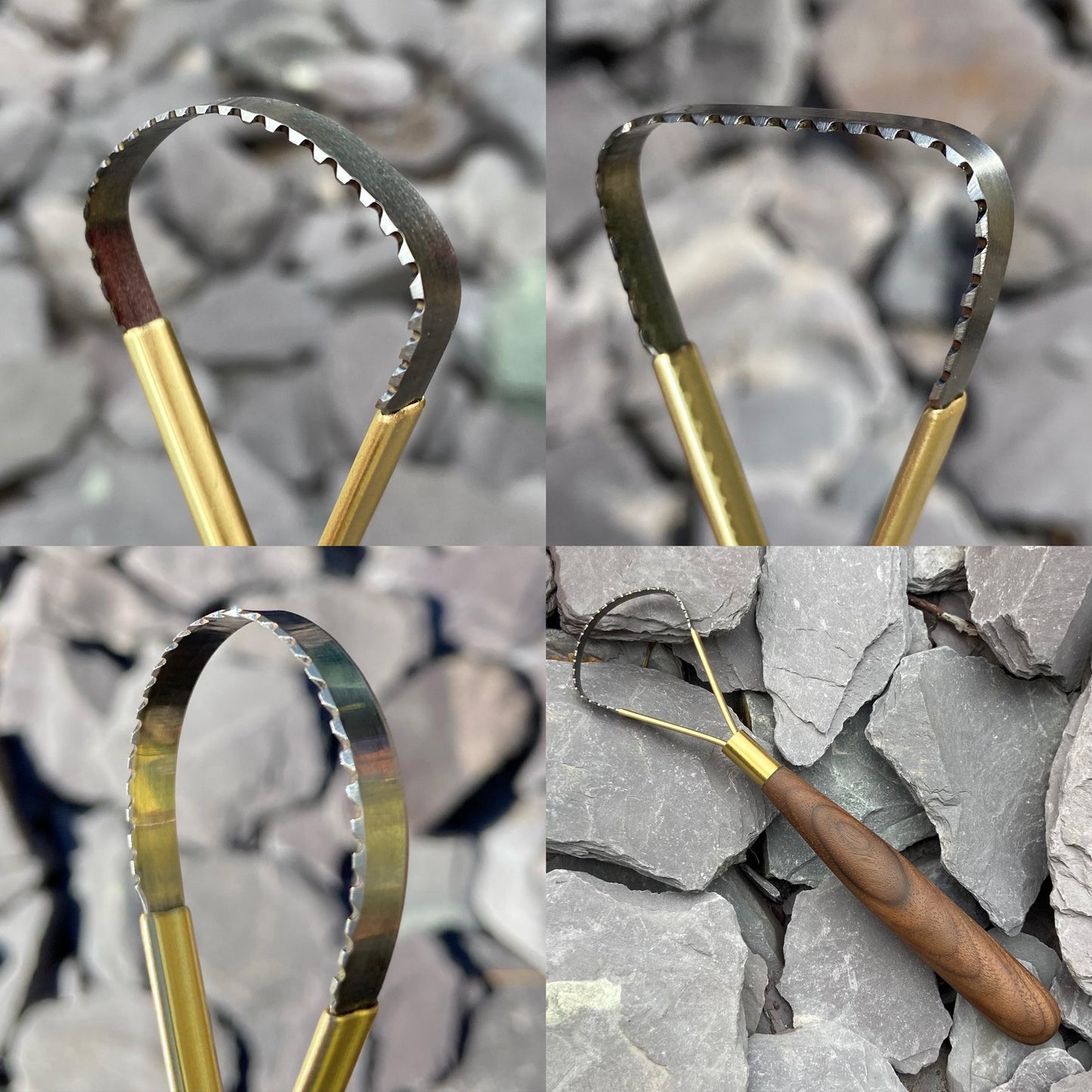 Small & Large Sawblade Clay Rake Sculpting Tools