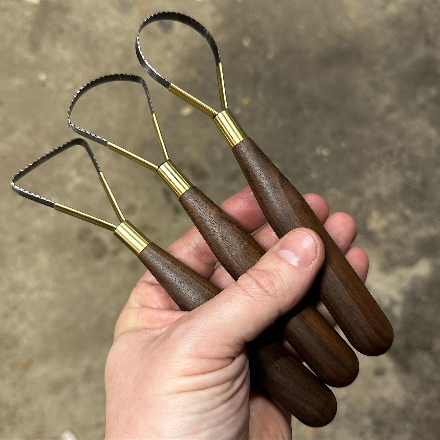 Small & Large Sawblade Clay Rake Sculpting Tools