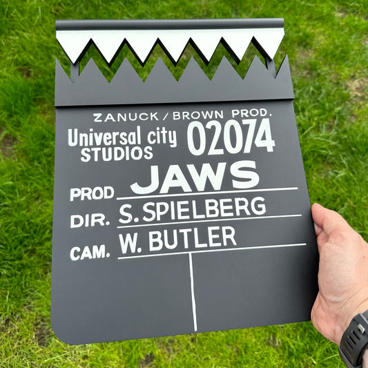 JAWS Clapperboard Movie Slate - static wall art