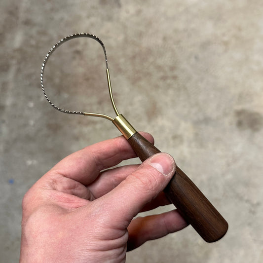 Wide Asymmetrical Sawblade Rake