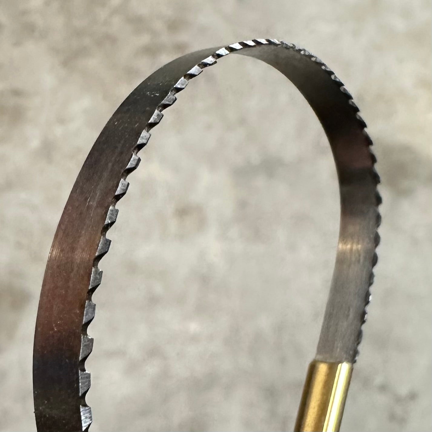 Wide Asymmetrical Sawblade Rake