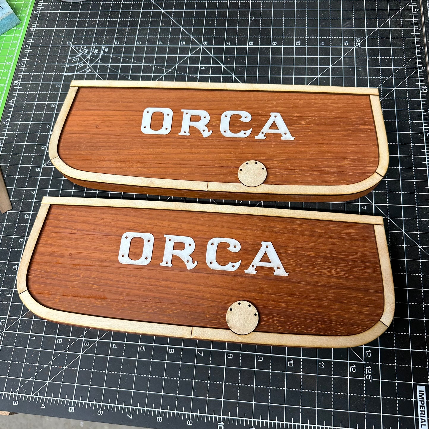 JAWS - Solid Wood Orca Transom