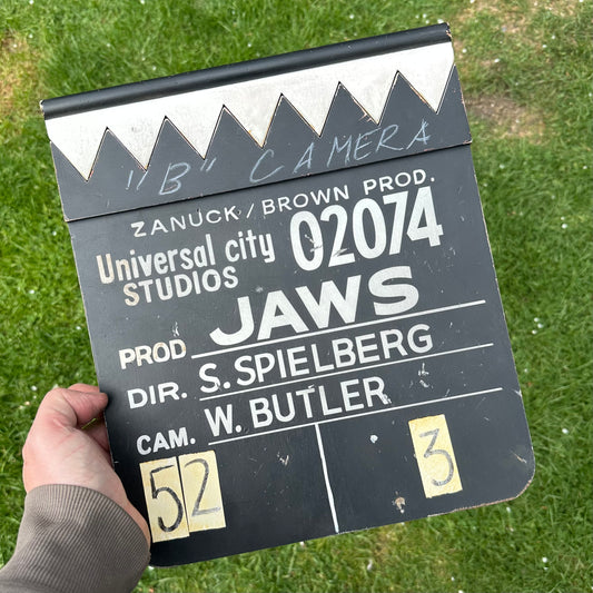 JAWS replica clapperboard movie slate