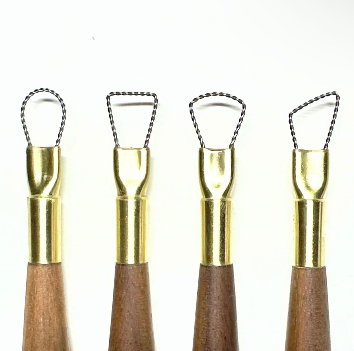 Small twisted wire clay rake tools