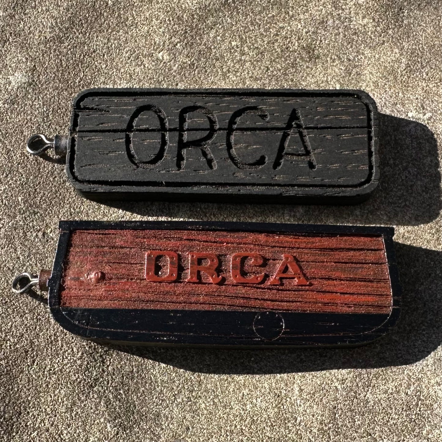 Orca key fob set inspired by JAWS & JAWS 2