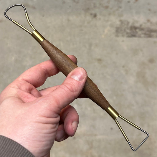 9” Large Fine Clay Rake Tool prototype